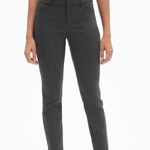 Heather skinny ankle pants charcoal heath